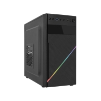 Купить Case MATX mini tower APEX, V05, RGB (400W), black Алматы