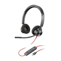 купить Наушники Poly Blackwire 3320 Stereo Microsoft Teams Certified USB-C Headset +USB-C/A Adapter (8X220AA) в Алматы фото 1