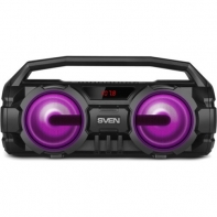 купить SVEN PS-415, черный, акустическая система 2.0, 2х6Вт (RMS), USB, microSD, Bluetooth, FM, LED-display в Алматы фото 2
