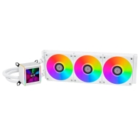 купить Водяное охлаждение для CPU Lian Li GA II LCD 360 ARGB 3x120mm White G89.GA2ALCD36W.00 в Алматы фото 1