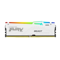Купить Оперативная память  32GB DDR5 5200MHz Kingston FURY Beast White RGB XMP CL40 KF552C40BWA-32 в Алматы
