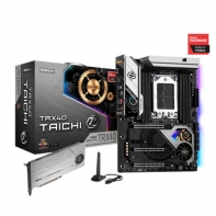 купить Материнская плата ASRock TRX40 TAICH Socket sTRX4 8xDDR4 8xSATA3 RAID 2xM.2 ATX TRX40 TAICHI  в Алматы фото 2