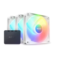 Купить Комплект вентиляторов для корпуса NZXT F 120 RGB Core,12сm,4pin,500-1800 rpm,78.86CFM,33.88dB, White в Алматы