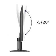 купить Монитор жидкокристаллический PHILIPS 24E2N1100LB01 Монитор LCD 23.8** 16:9 1920х1080(FHD) VA, nonGLARE, 100 Hz, 250 cd/m2, H178&deg;/V178&deg;, 1300:1, 16.7M, 4ms, VGA, HDMI, Tilt, 3Y, Black в Алматы фото 2