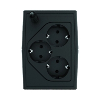 купить ИБП Ippon Back Basic 650S Euro, 650VA, 360Вт, AVR 162-285В, 3хEURO, управление по USB, без комлекта кабелей в Алматы фото 2