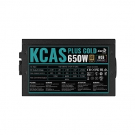 купить Блок питания Aerocool KCAS PLUS GOLD 650W RGB в Алматы фото 3