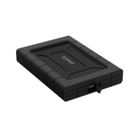 купить Внешний корпус HDD 2.5* ORICO 2539C3-BK <с защитным чехлом, USB3.0-TypeC, SATA III, до 2ТБ, BLACK> в Алматы фото 1