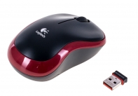 купить Мышь беспроводная Logitech M185 Red (красная, оптическая, 1000dpi, 2.4 GHz/USB-ресивер) в Алматы фото 3