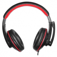 купить Наушники с микрофоном Oklick HS-L390G DRAGON черный/красный 1.8м мониторные в Алматы фото 1