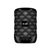 купить SVEN PS-55, черный, портативная акустика 5W, TWS, Bluetooth, FM, USB, microSD, 600mA*h в Алматы фото 2