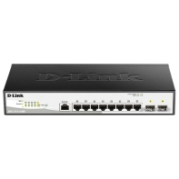 Купить D-Link DGS-1210-10/ME/B2A  Упра-ый комм-ор 2 уровня с 8 поров 10/100/1000 +  2 порта SFP Алматы