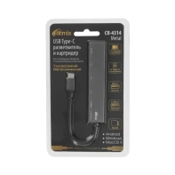 купить Кабель разветвитель-картридер Ritmix CR-4314 Metal в Алматы фото 1