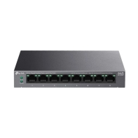 Купить Коммутатор PoE+ GbE  8-портовый Tp-Link LS108GP <8 портов PoE+ 802.3 af/at (до 30 Вт), режим расширения (передача данных и подача питания по PoE на расстояние до 250 м), Режим восстановления PoE Auto Recovery, бюджет мощности PoE 62W> Алматы