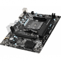 купить Материнская плата MSI A320M-A PRO AM4 A320 2xDDR4 4xSATA3 RAID DVI HDMI mATX в Алматы фото 3