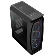 купить Корпус CASE Aerocool Aero One Eclipse 4xARGB Fan (Aero One Eclipse) (2x USB 3.0 / наушники(HD) / микрофон) 4 RGB Fan 12cm ATX в Алматы фото 1