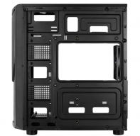 купить Компьютерный корпус, Aerocool, Tomahawk-S-BK-v2 , ATX/Micro ATX, USB 2*2.0, HD-Audio  Mic, Высота процессорного кулера до 167мм, Длина VGA до 324мм, 1*3.5*/4*2.5*, Толщина 0,5мм, 440,5x202x399мм, Без Б/П, Чёрный в Алматы фото 4