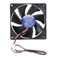 купить Корпусный вентилятор Zalman ZM-F2 Plus (SF) 92mm, 1500rpm, 3pin, black в Алматы фото 4
