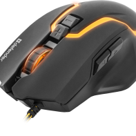 купить Мышь проводная игровая оптическая Defender Warhead GM-1750 (черный),USB, 6 кн. + колесо, 1200-3200, 4 режима разрешения мыши. Высокоточный сенсор. Стабильная работа на высоких скоростях. Широкое прорезиненное колесо прокрутки шириной 8 мм с подсветко в Алматы фото 1