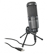 купить Студийный микрофон Audio-Technica AT2020USB+ черный в Алматы фото 1