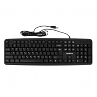 купить Клавиатура Гарнизон GK-100XL, USB, черный, кабель 2м в Алматы фото 1