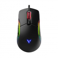 купить Компьютерная мышь, Rapoo, VT200, Игровая, Оптическая, Проводная, USB, 6200 dpi, Длина кабеля 1.8м, LED подсветка, Черный в Алматы фото 2