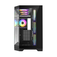 купить Компьютерный корпус Gamemax Hype-A BK Black без Б/П в Алматы фото 2