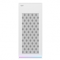 купить Корпус ПК без БП DarkFlash DLH21 WHITE <ITX, 1x3.5, 2xUSB 3.0, 1xType C, Со светодиодной лентой и верхним вентилятором 9 см (без подсветки), 238.8*175*412mm> в Алматы фото 2