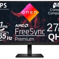 Купить Монитор HP 780H4E9 OMEN 27* QHD 165 Гц — OMEN 27q 27* IPS/2560 x 1440/165Hz/AMD Freesync™ Premium/1 мс/1000:1/Tilt, pivot/400nit/DP 1.4/2 x HDMI 2.0/DP in box Алматы