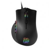 купить Компьютерная мышь, Thermaltake, NEMESIS SWITCH Optical RGB, MO-NMS-WDOOBK-01, Игровая для MМО/MOBA/FPS/RTS игр, Оптическая 12000dpi, 16 кнопок (12 сбоку), Подсветка RGB настраиваемая 16.8 млн цветов, Проводная, USB, Чёрная в Алматы фото 2