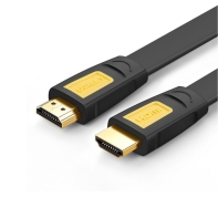 купить Кабель UGREEN HD101 HDMI Round Cable 20m (Yellow/Black) в Алматы фото 1