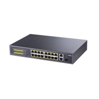купить Коммутатор PoE+ 16-портовый CUDY FS1018PS1 <16 RJ-45 10/100M+2 Gigabit RJ- 45 +1SFP Port with 16 POE Ports Switch with Built-in power supply, support 16-port IEEE 802.3at PoE+ Injector, Steel case, 200W Internal> в Алматы фото 2