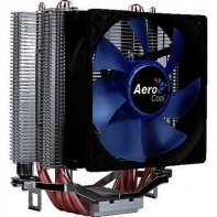 купить Кулер для процессора, Aerocool, Verkho 4 Litel, Intel 2066/2011/1366/1156/1155/1151/1150/775 и AMD FM2/FM1/AM3 /AM3/AM2 /AM2, 125W, 90мм Led, 1000-2300&plusmn;10% об/м, 29,45-57.23 дБА, 4pin, Габариты 135х103х75мм, Серебристо-Синий в Алматы фото 3