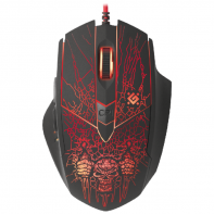 купить Игровой набор Defender Клавиатура + Мышь+Коврик Anger MKP-019, USB, Оптическая мышь, Черный, MKP-019 в Алматы фото 3