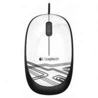 купить Мышь Logitech M105 White (белая с рисунком, оптическая, 1000dpi, USB, 1.5м) в Алматы фото 1