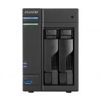 купить Сетевой накопитель ASUSTOR AS6302T 2-Bay NAS,Celeron Dual-Core 2GB GbE x 2 HDMI 90IX0131-BW3S10 в Алматы фото 1