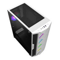 купить Корпус ПК без БП GameMax White Diamond <ATX, 1x120ARGB, 3.5* (HDD)x2, 2.5* (SSD)x2, USB2.0x1, USB3.0x1, HD Audio, 421x460x210mm> в Алматы фото 3