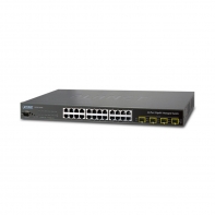 купить Коммутатор, Planet, WGSW-24040R, 24 порта 10/100/1000M RJ45 4 комбинированных гигабитных TP/ SFP порта, Управляемый, Корпус металл в Алматы фото 1