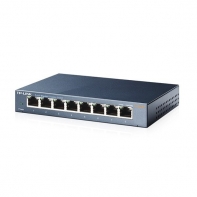 купить Коммутатор, TP-Link, TL-SG108, Настольный, 8 портов 10/100/1000М, Корпус металл в Алматы фото 2