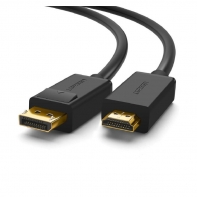 купить Кабель Ugreen DP101 DP Male To HDMI Male Cable 1M, 10238 в Алматы фото 1
