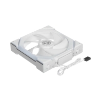 купить Вентилятор для корпуса Lian Li UNI FAN SL WIRELESS LCD 3x120mm White G99.12SLLCD1W3W.00 в Алматы фото 3