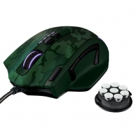 купить Мышь игровая Trust GXT155C GAMING MSE-CAMO зеленый в Алматы фото 1
