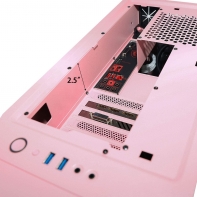купить Корпус ПК без БП DarkFlash DLV22 PINK <ATX, 2x3.5, 2xUSB 3.0, Audio, 440x215x443mm > в Алматы фото 3