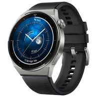 купить Смарт часы Huawei Watch GT 3 Pro ODN-B19 46mm Black Fluoroelastomer Strap 55028473 в Алматы фото 1