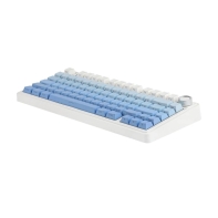 купить KeyBoard  Bluetooth, Aula F75, BT/wireless/Type C, mechanical, Blue-white-purple в Алматы фото 2