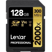 купить LEXAR Professional 2000x 128GB SDHC/SDXC UHS-II Card EAN: 843367120864 в Алматы фото 1