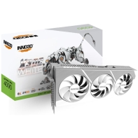 купить Видеокарта Inno3D GeForce RTX4090 X3 OC WHITE 24G GDDR6X 384-bit HDMI 3xDP N40903-246XX-18333259 в Алматы фото 1