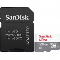 купить SANDISK 128GB Ultra microSDHC+SD Adapter в Алматы фото 1