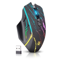 купить Мышь беспроводная игровая Defender Uran GM-503, RGB, 7кнопок,3200dpi в Алматы фото 3