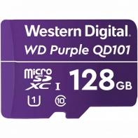 купить Карта памяти  128GB WD Purple UHS-I SDXC 80MB/s Class 10 WDD128G1P0C в Алматы фото 1