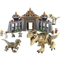 купить Конструктор LEGO Jurassic Park Центр посетителей: Атака тиранозавра и раптора 76961 в Алматы фото 2